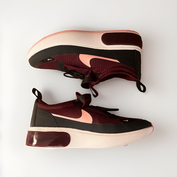Nike Air Max Dia Winter Night Maroon/Coral 2022 BQ9665-604 SIZE 7.5 Like New - Picture 1 of 10